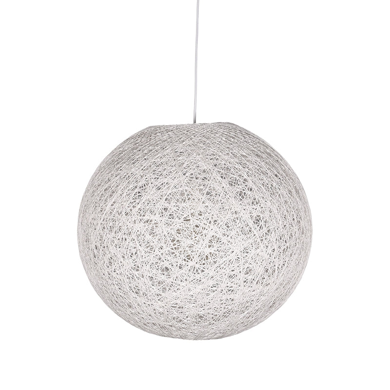 Hanglamp Twist | Vlas | Wit L