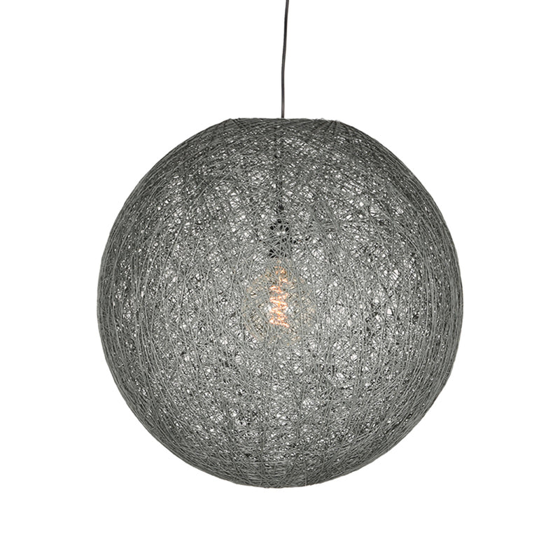 Hanglamp Twist | Vlas | Grijs XL