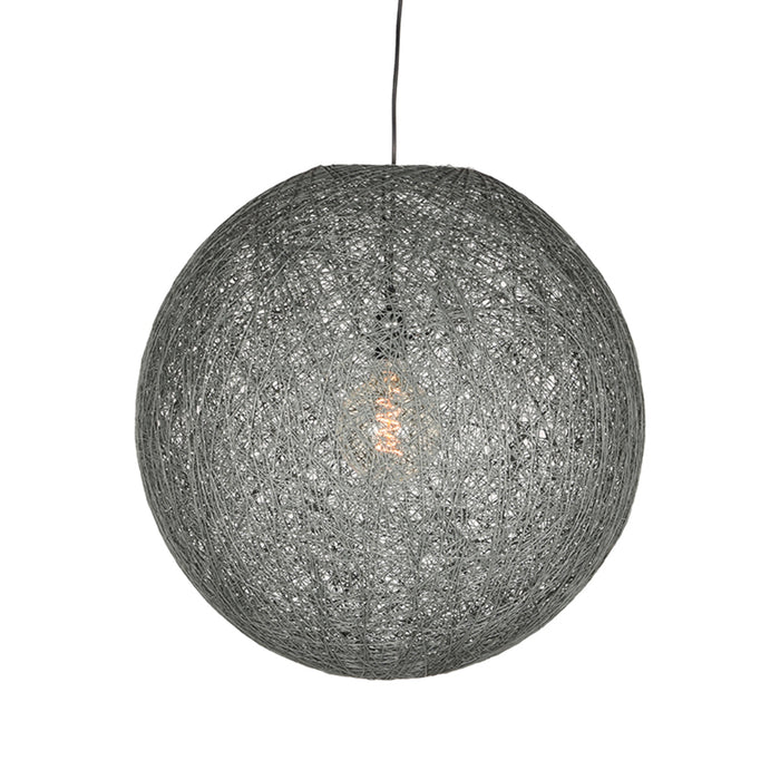 Hanglamp Twist | Vlas | Grijs XL