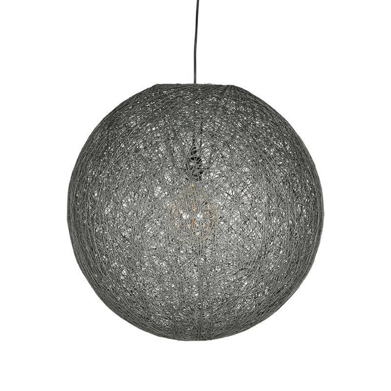 Hanglamp Twist | Vlas | Grijs XL