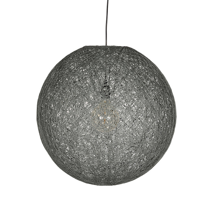 Hanglamp Twist | Vlas | Grijs XL
