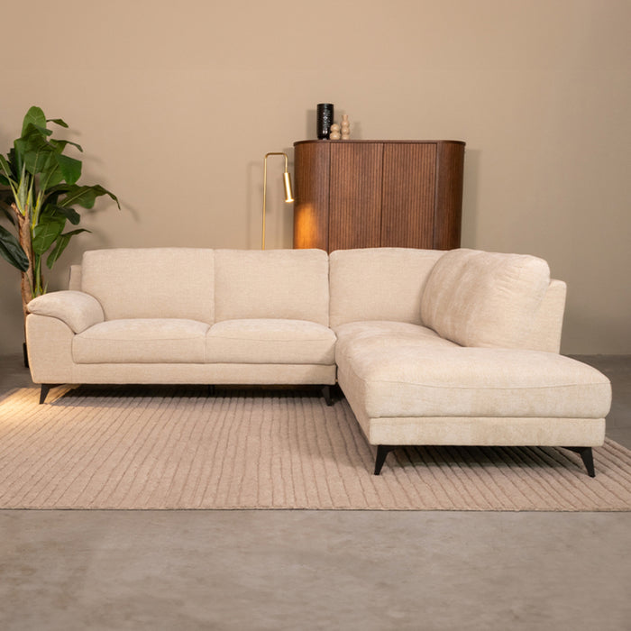 Hoekbank Santino | Rechts | Naturel | 257x94 215x85 cm