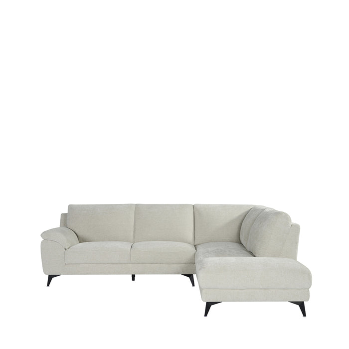 Hoekbank Santino | Rechts | Naturel | 257x94 215x85 cm