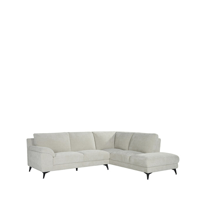 Hoekbank Santino | Rechts | Naturel | 257x94 215x85 cm