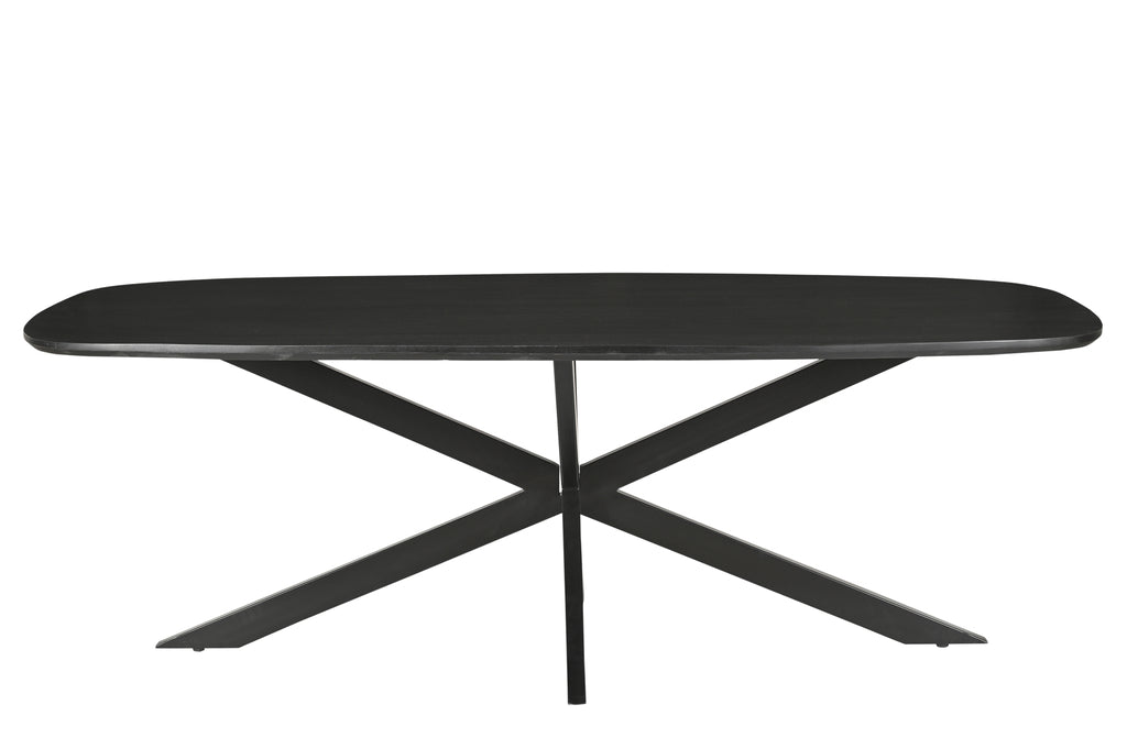 Eettafel Jesper Black | Deens Ovaal | Mangohout | 180cm