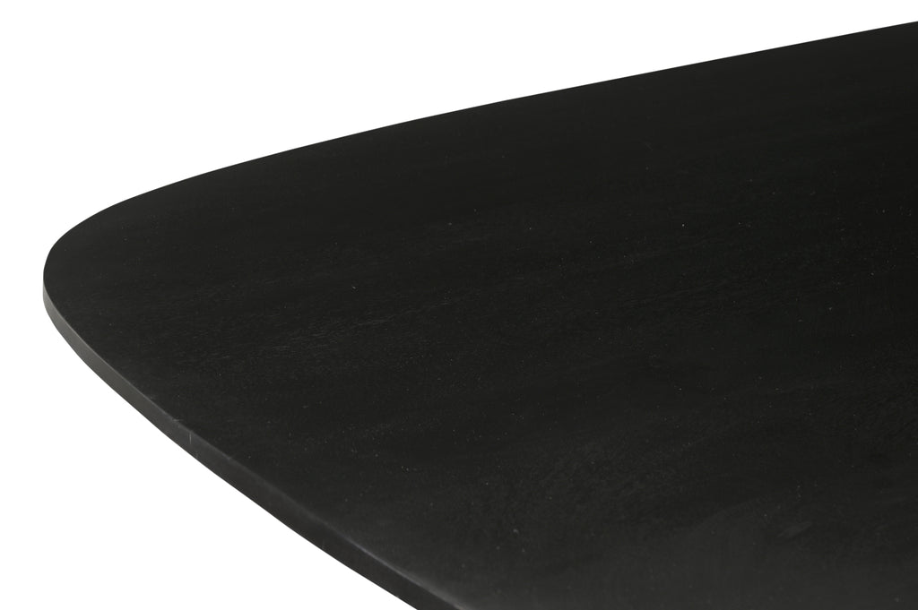 Eettafel Jesper Black | Deens Ovaal | Mangohout | 180cm