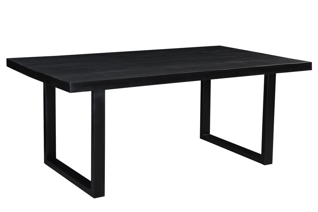 Eettafel Kala Black | Mangohout | Rechthoek