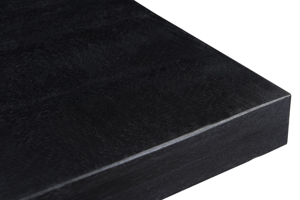 Eettafel Kala Black | Mangohout | Rechthoek