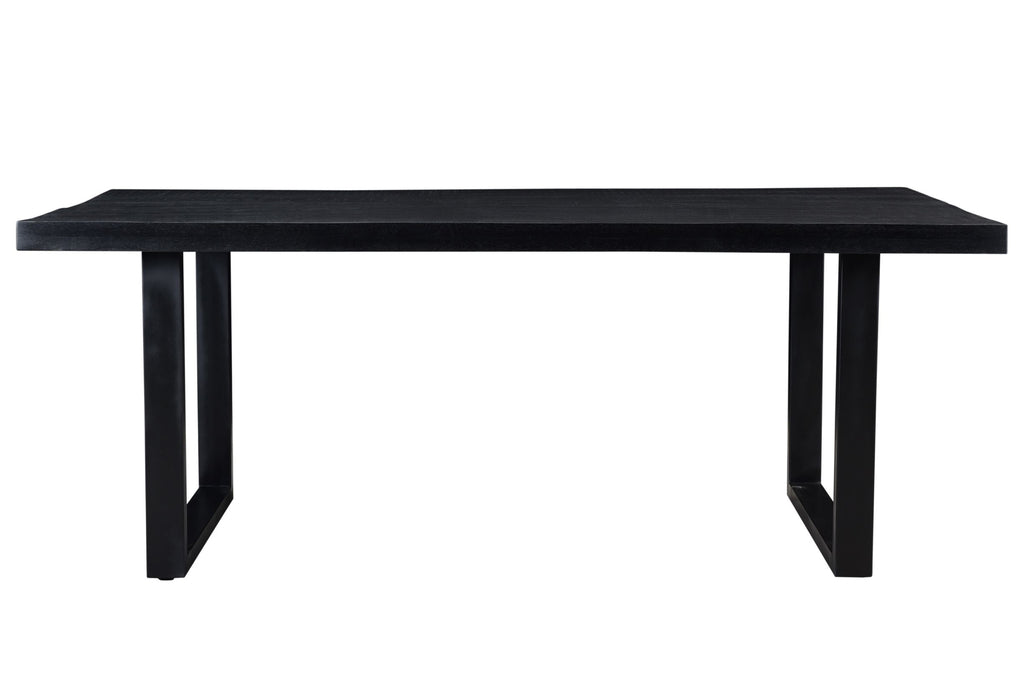 Eettafel Kala Black | Mangohout | Rechthoek | 200 cm