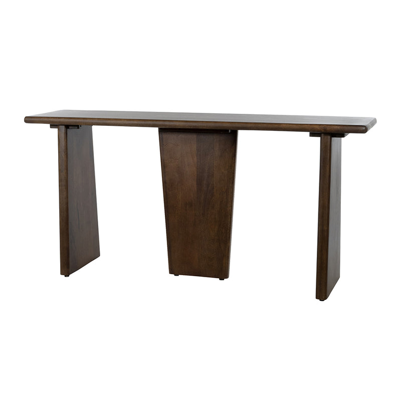 Lagos | Massief Mangohout - Dark Walnut - Gelakt | 100 x 20 cm | wandtafel 160, Mango