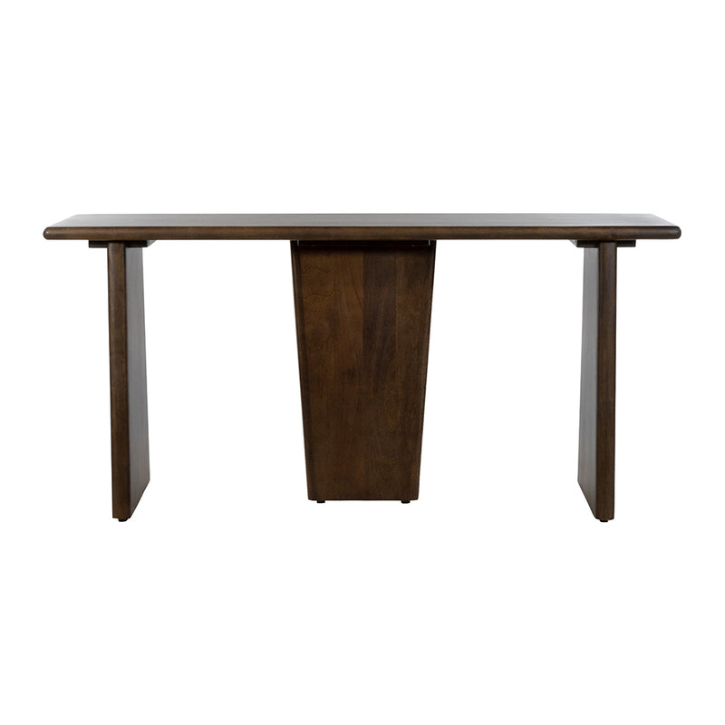Lagos | Massief Mangohout - Dark Walnut - Gelakt | 100 x 20 cm | wandtafel 160, Mango