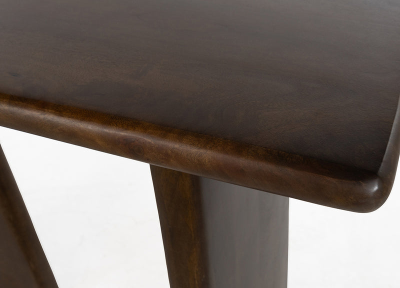 Lagos | Massief Mangohout - Dark Walnut - Gelakt | 100 x 20 cm | wandtafel 160, Mango