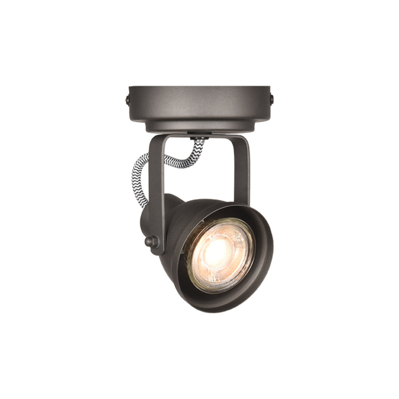 Spot Max | Metaal | led Grijs 1 Lichts