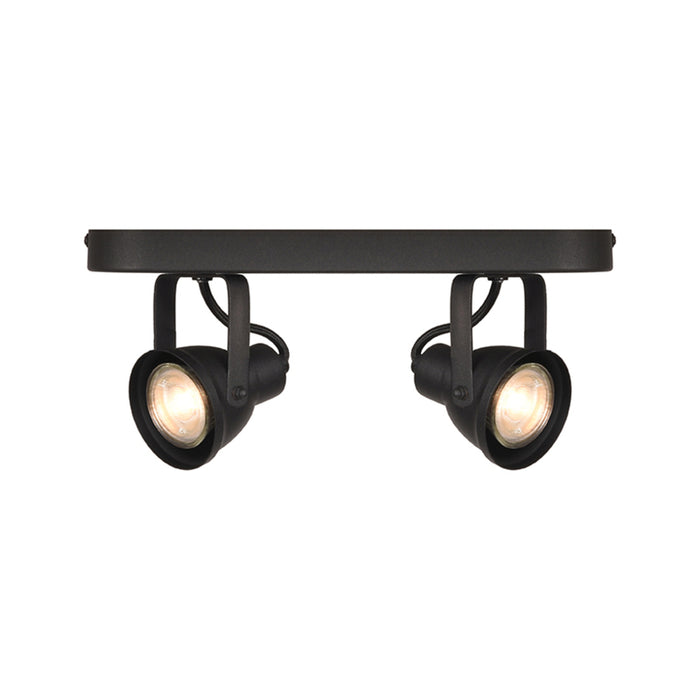 Spot Max | Metaal | led Zwart 2 Lichts
