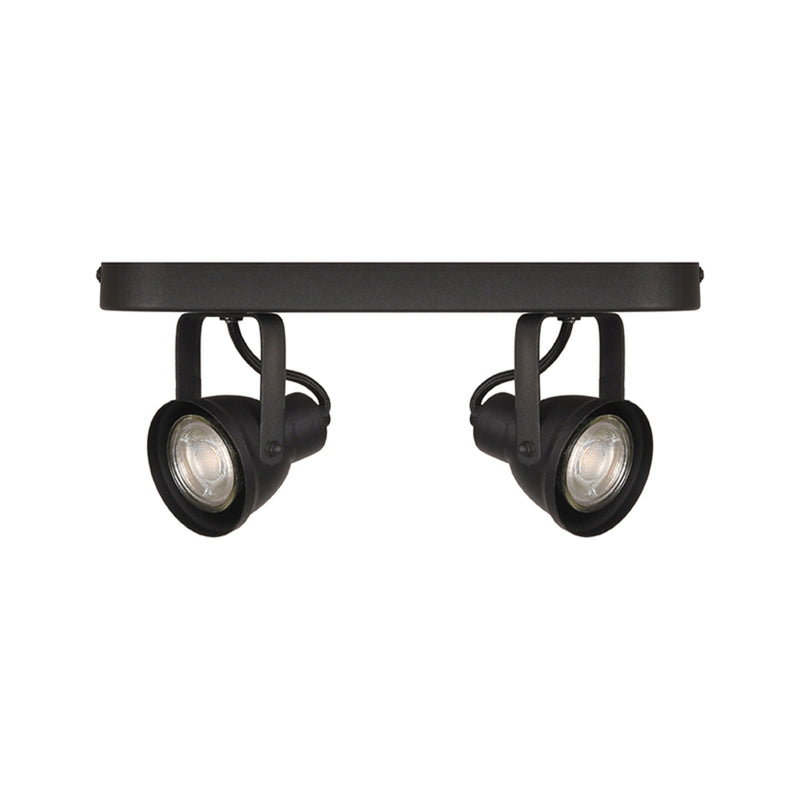 Spot Max | Metaal | led Zwart 2 Lichts