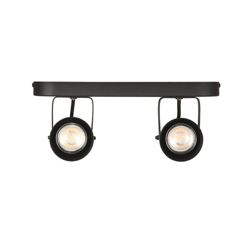 Spot Max | Metaal | led Zwart 2 Lichts