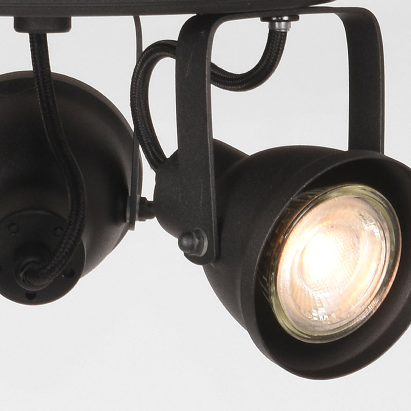 Spot Max Led | Metaal | Zwart 3 Lichts