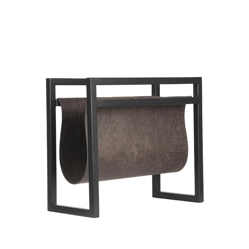 Magazinehouder | Leder | Antraciet