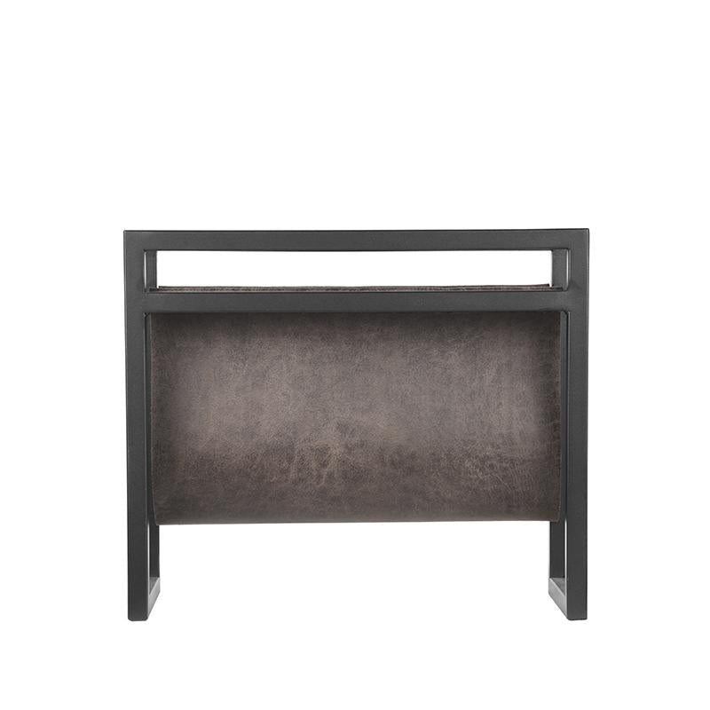 Magazinehouder | Leder | Antraciet