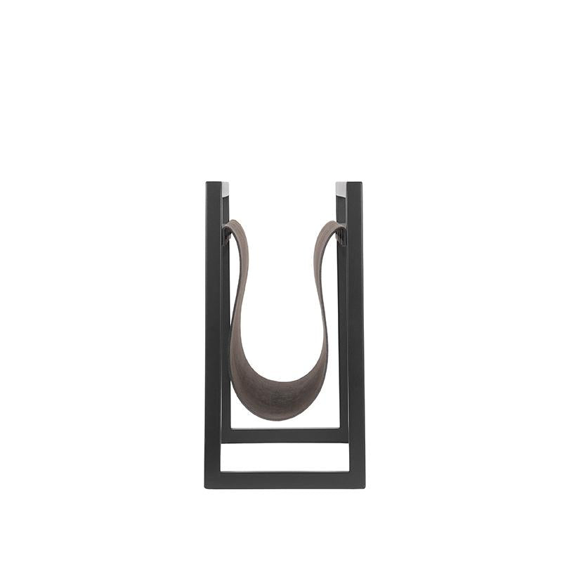 Magazinehouder | Leder | Antraciet