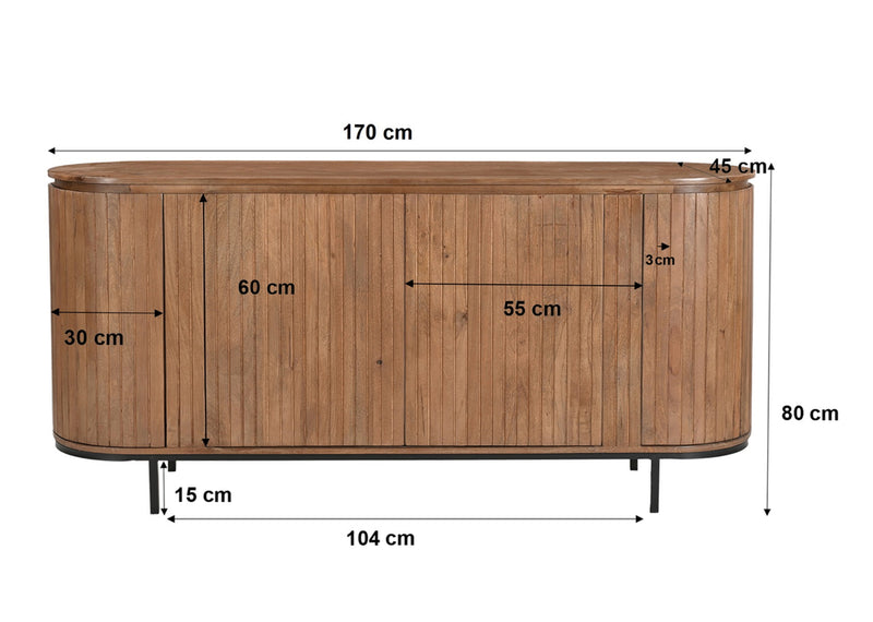 Noor Natural | 180 x 81 cm | 170cm