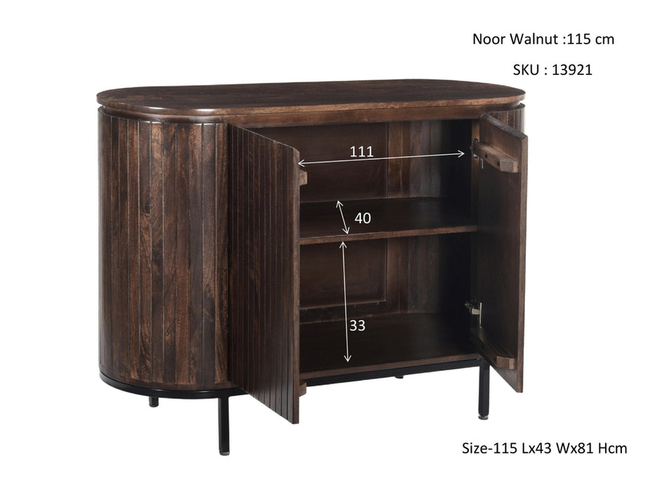 Noor Walnut | 115 x 81 cm | 115cm