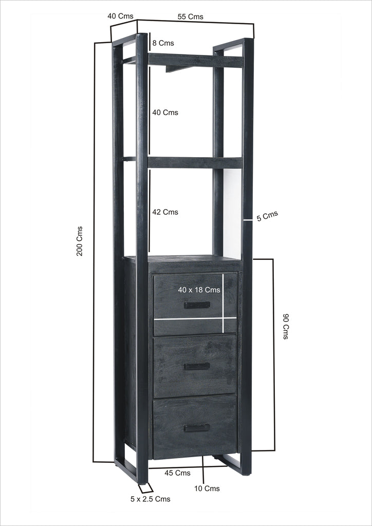 Norris | 55 x 200 cm | 3 laden cm