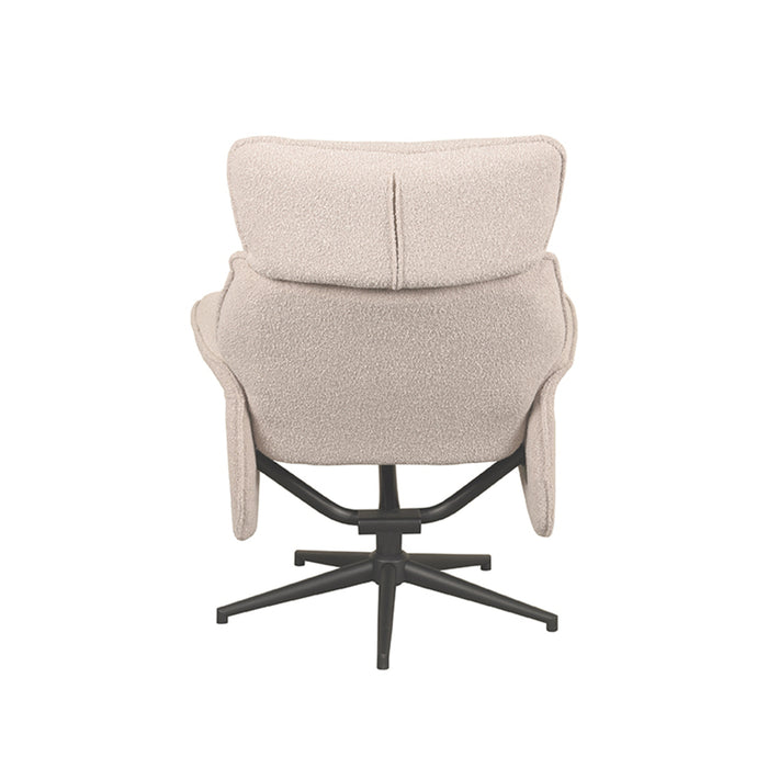 Relaxfauteuil Verdal | Boucle | + Ottomane 77x79x109 cm