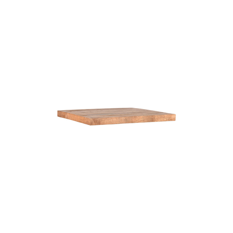 Eettafel Straight Edge | Mangohout | Eetkamertafel Tafelblad Rough 70 cm Straight