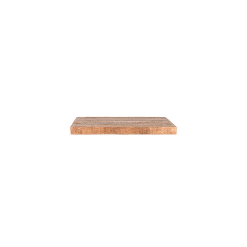 Eettafel Straight Edge | Mangohout | Eetkamertafel Tafelblad Rough 70 cm Straight
