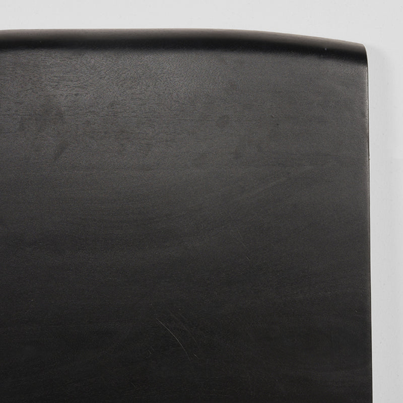 Eettafel Tree Edge | Mangohout | Eetkamertafel Tafelblad Zwart 70 cm Tree