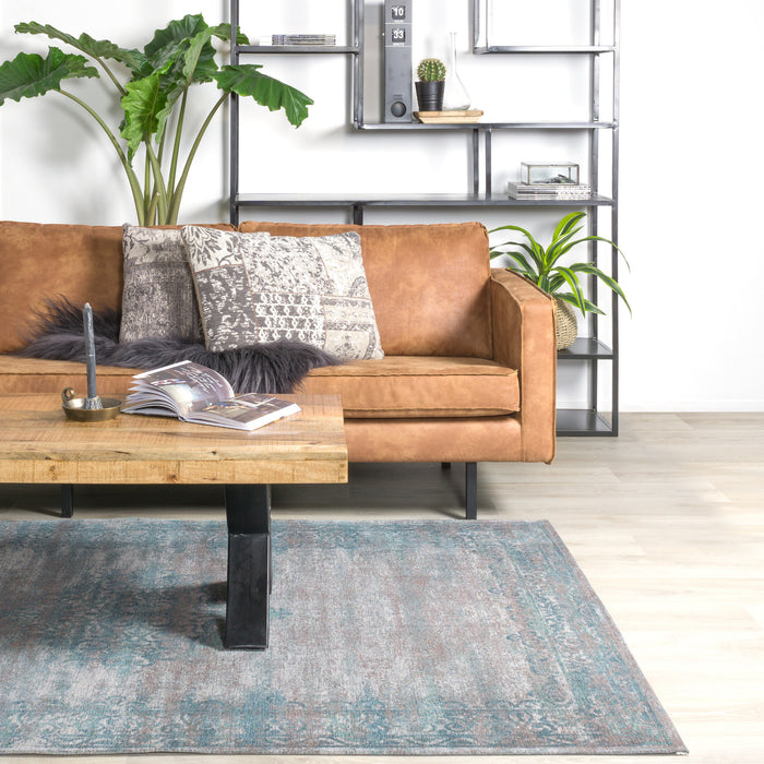 Vloerkleed Adel Medaillon Turquoise 6023 - 160 x 230 cm