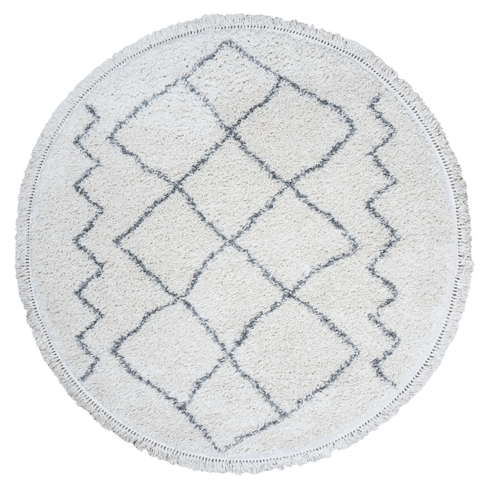 Vloerkleed Marrakesh Cream Rond ø120 cm