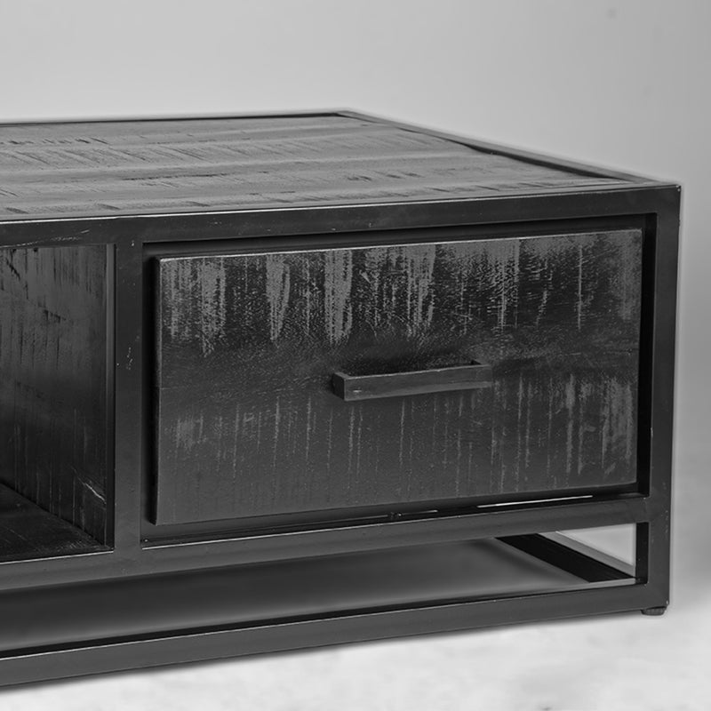 Salontafel Chili - Zwart - Mangohout