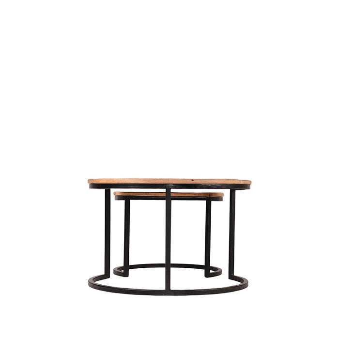 Salontafel Set Double - Rough - Mangohout