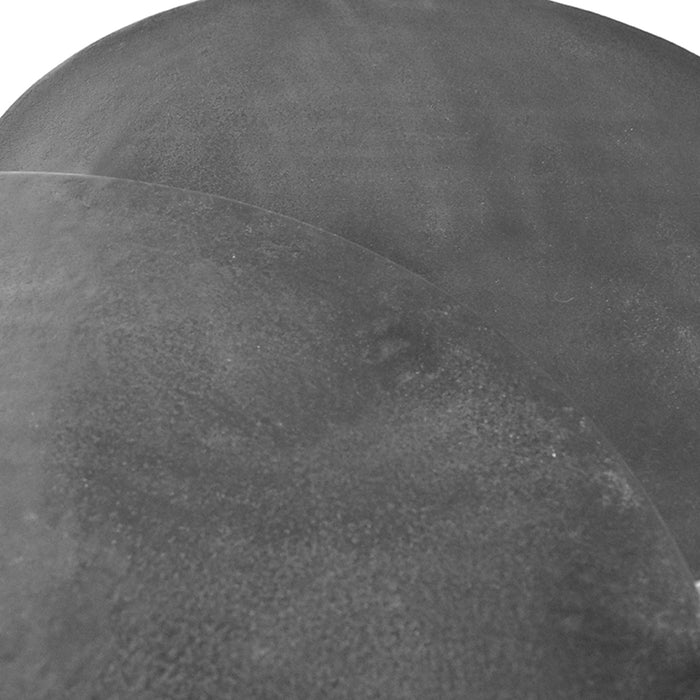 Salontafel Grand - Antiek ash - Metaal - 75 cm