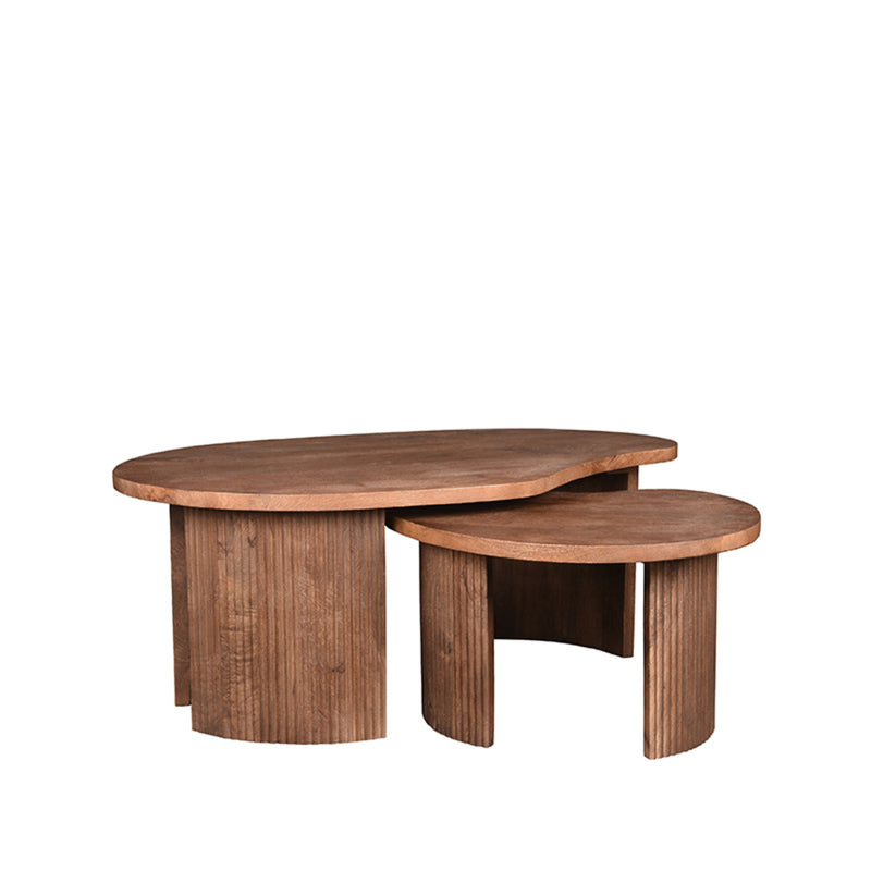 Salontafel Timon - Espresso - Mangohout