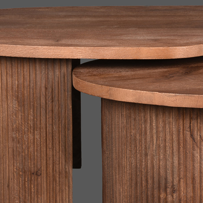 Salontafel Timon - Espresso - Mangohout