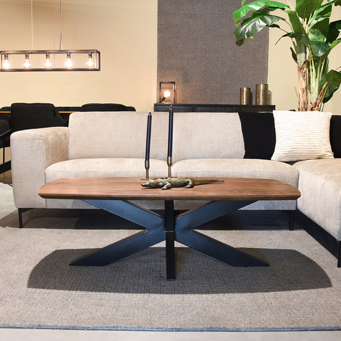 Salontafel Zane - Espresso - Mangohout