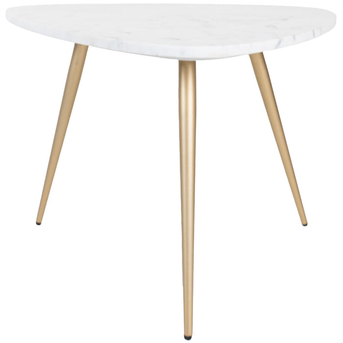 Salontafel Milou - Marmer - 70 cm - Goud