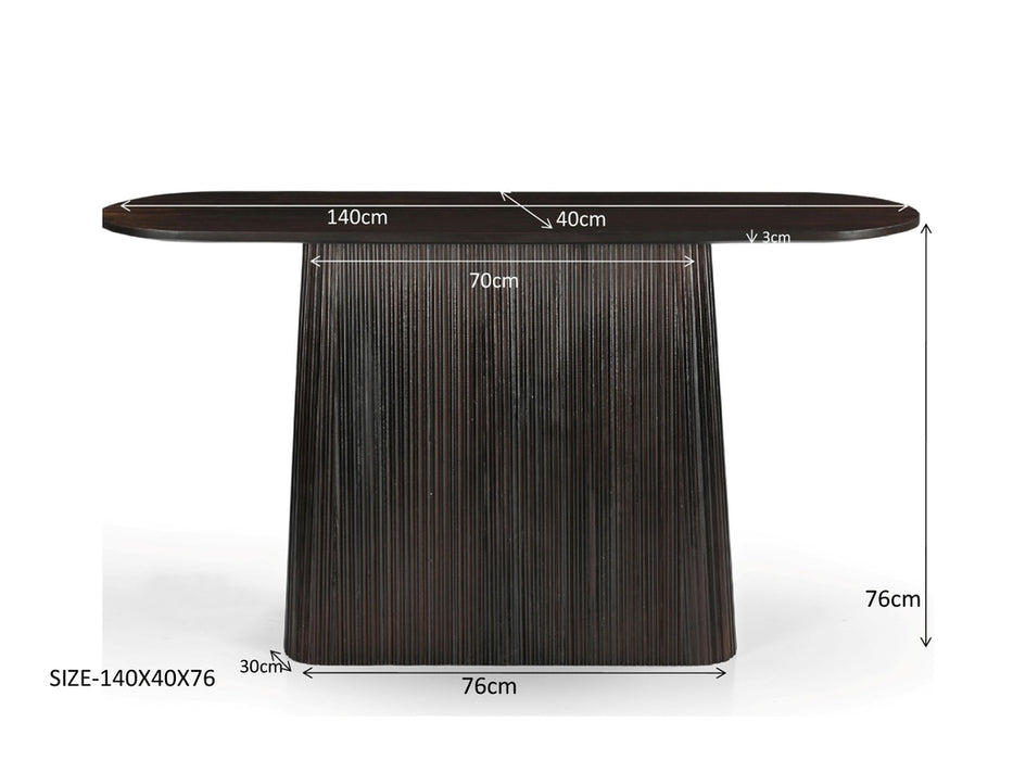 Sidetable Salvator | Mangohout | Naturel | 140 x 80 cm | salvador
