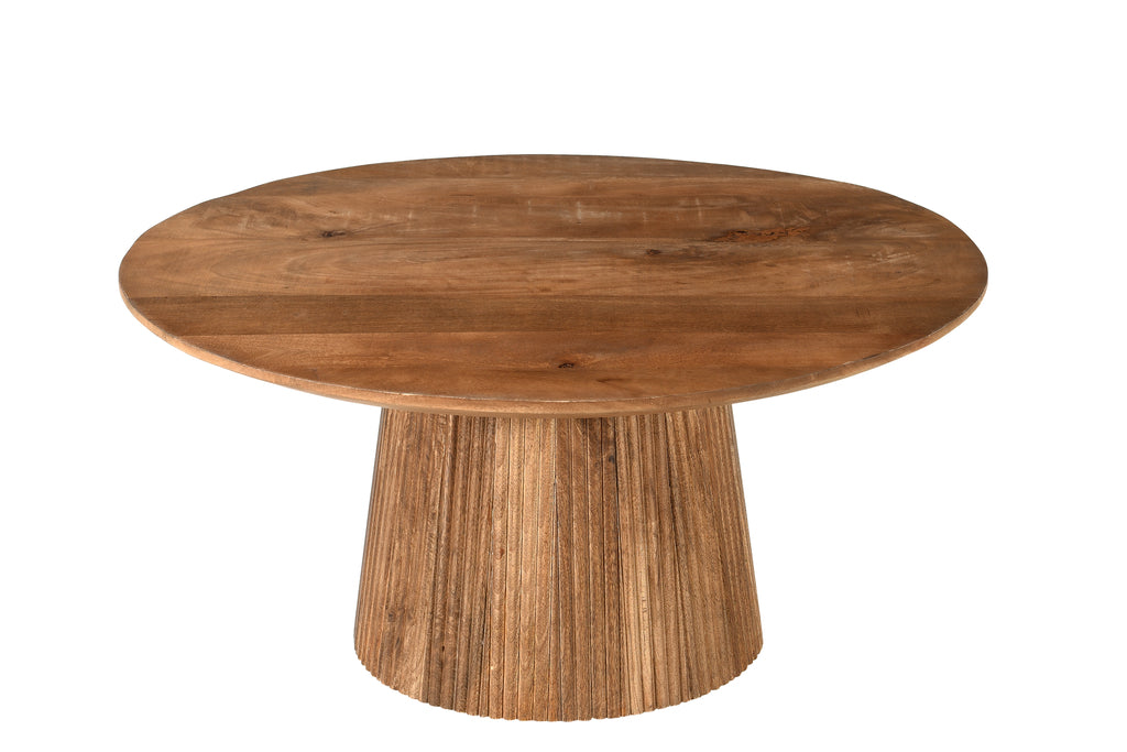 Salontafel Salvator | Rond | Naturel | 80cm