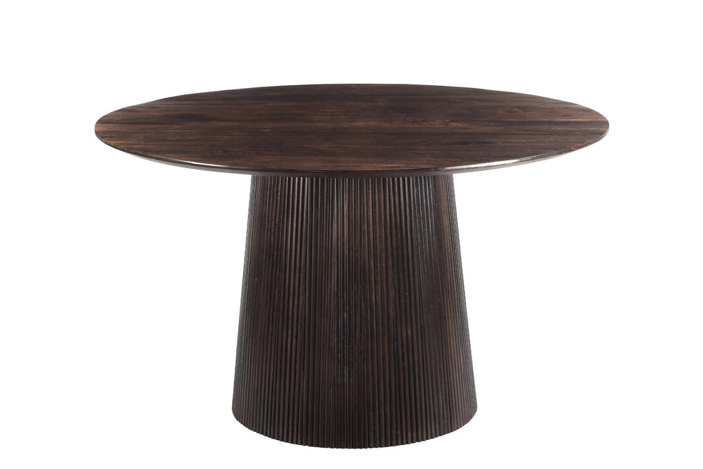 Eettafel Salvator | Rond | Walnut | 130cm