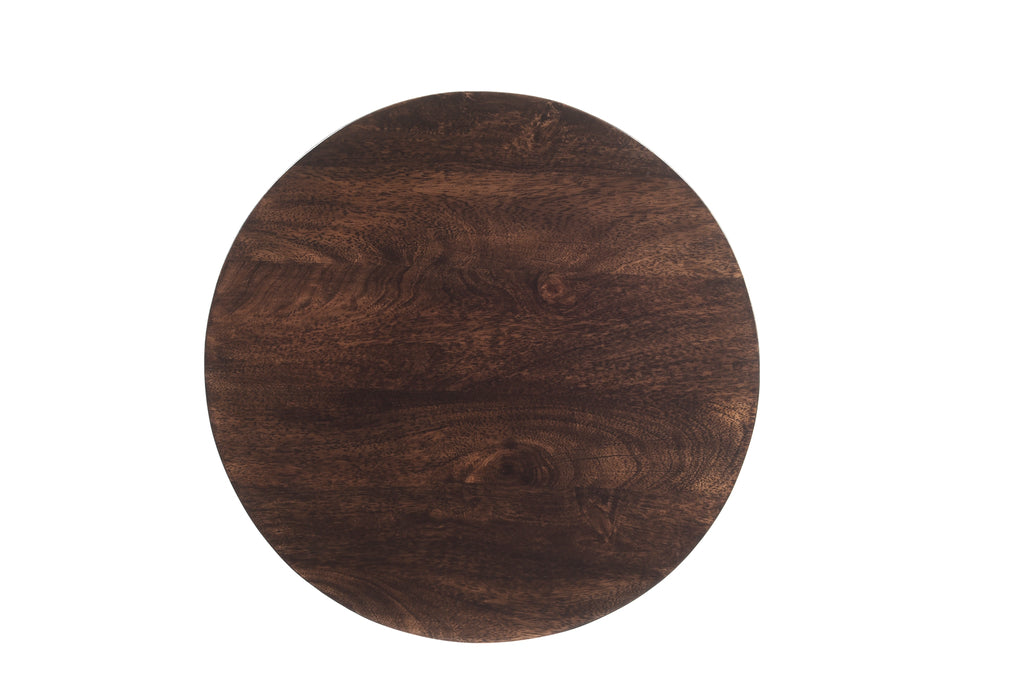 Salontafel Salvator | Rond | Walnut | 50cm