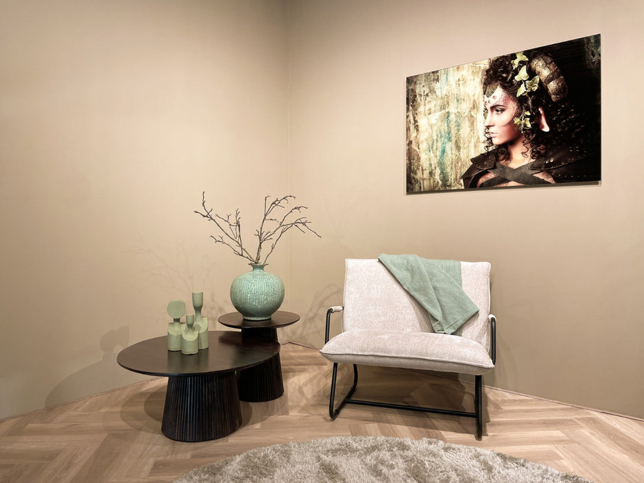 Salontafel Salvator | Rond | Walnut | 80cm