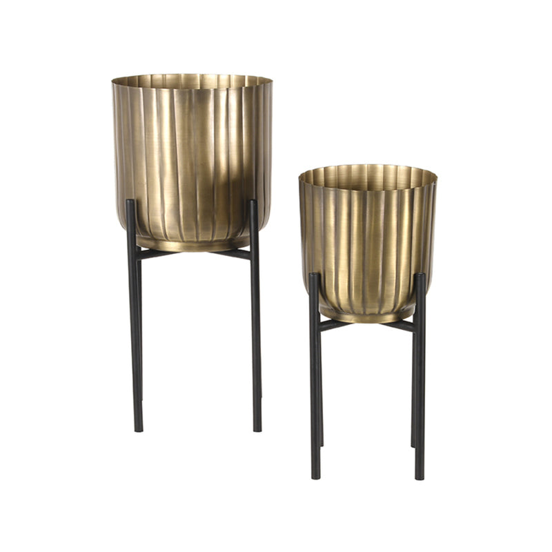 Plantenstandaards | Metaal | Antiek goud