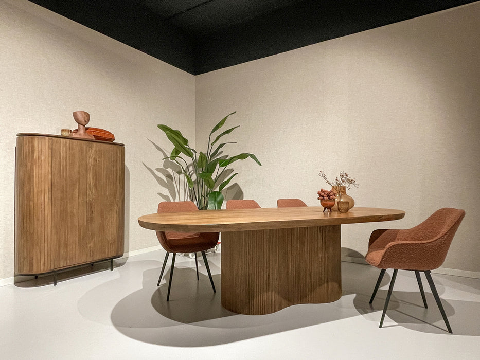 Eettafel Sevilla | Mangohout | Ovaal | 300cm