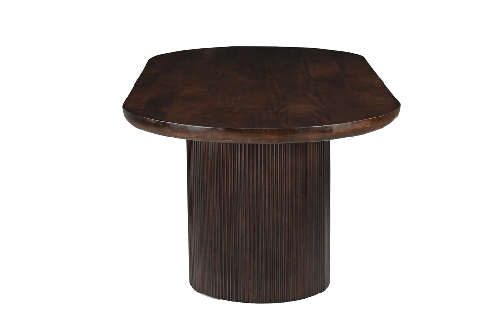 Eettafel Sevilla Brown | Mangohout | Ovaal | 250cm