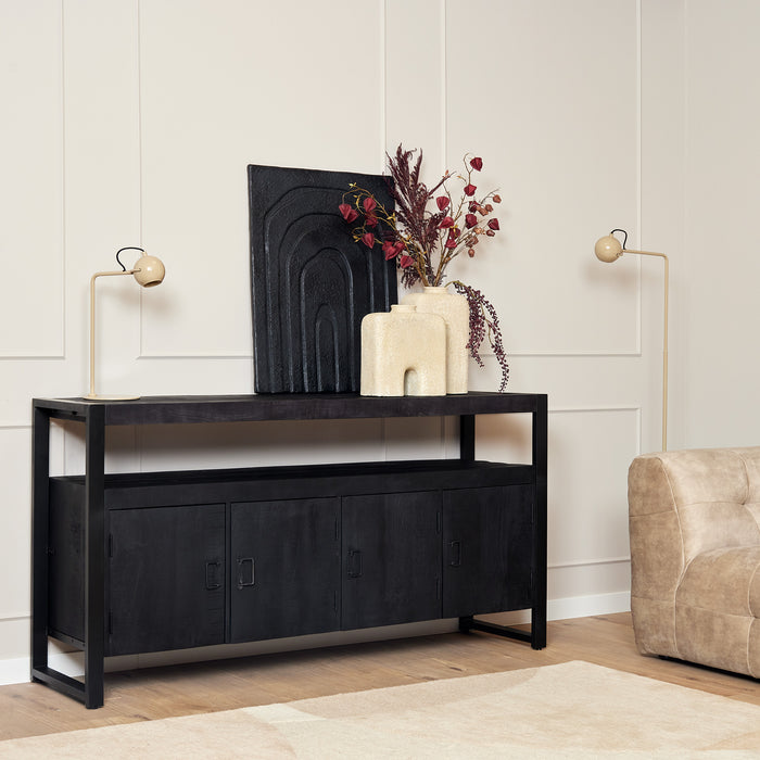 Dressoir Boaz Black | 175 cm