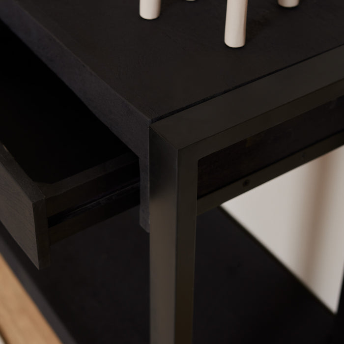 Sidetable Boaz Black | 180 cm